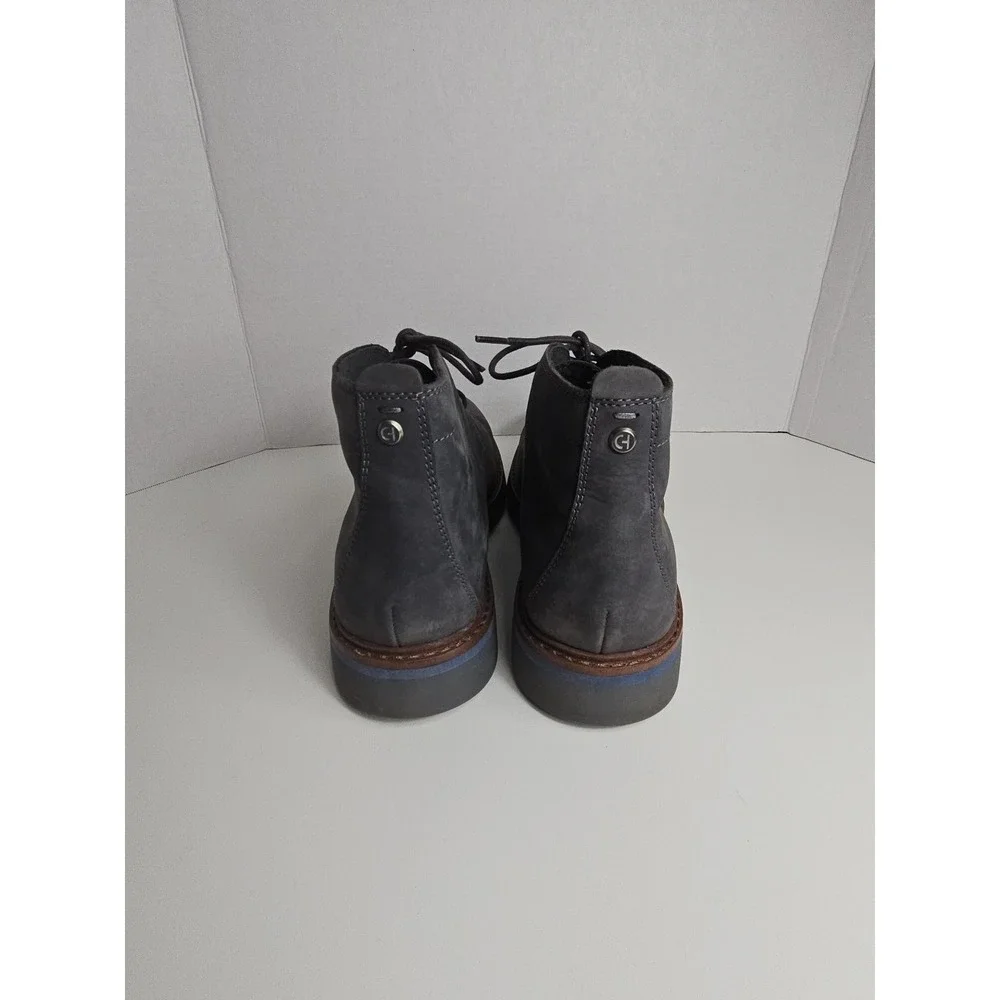 Cole Haan Men's 8.5 M Grand 360 York Grey Suede Chukka Boots Lace Up Ankle Shoes